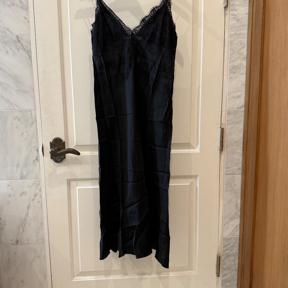 J. Crew Collection Lace Slip Dress, Black, Sz. 4. **NWT** - Picture 5 of 14